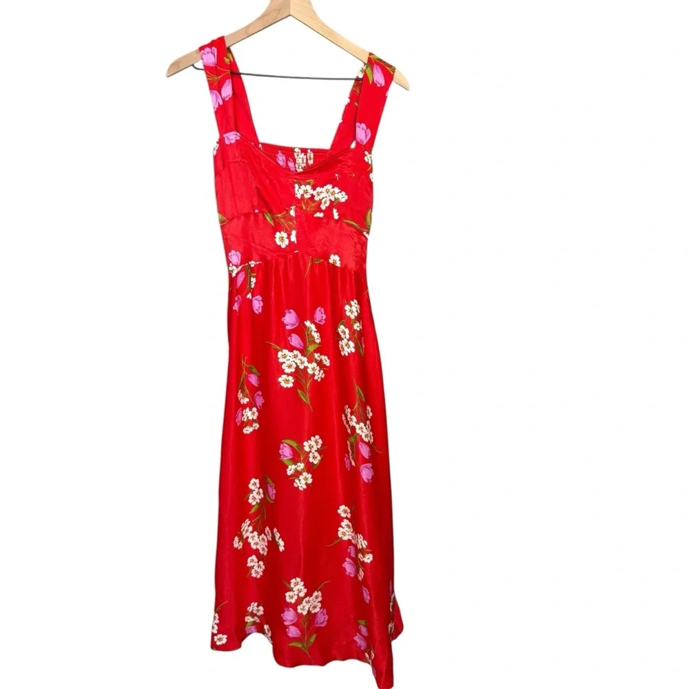 Maeve Jocelyn sleeveless slip midi dress from Anthropologie Size XXSP - Picture 2 of 9